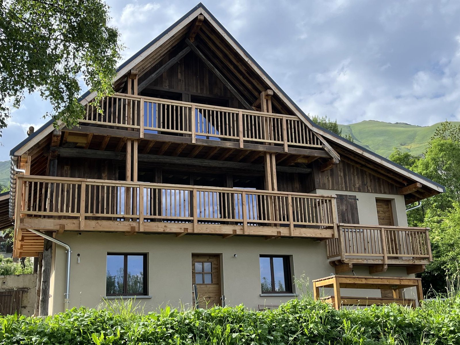 Chalet en bois réalisé par ROCBOIS Construction en Maurienne